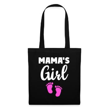 MAMA'S GIRL Daughter Girl - Tote Bag - black - Front