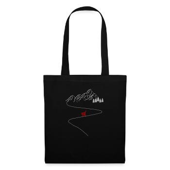 panier d’achat au détail shopping humour drôle - Sac en tissu - noir - Devant