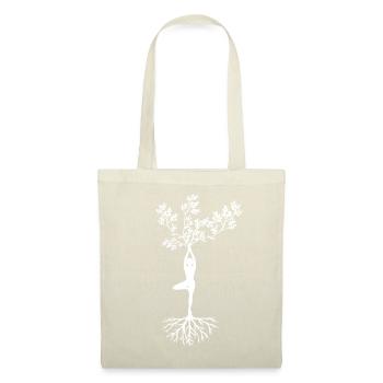 Yoga Arbre Asana Fitness - Sac en tissu - nature - Devant