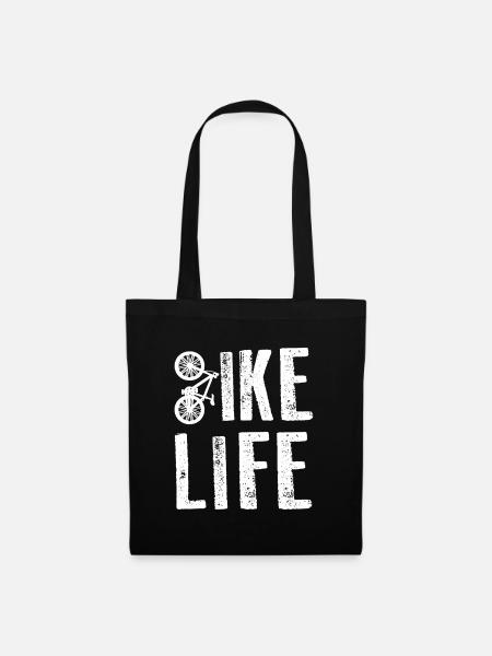 Cycliste Bike Life Cyclisme - Sac en tissu - noir