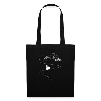 Forklift warehouse logistics warehouse occupation job - Tote Bag - black - Front