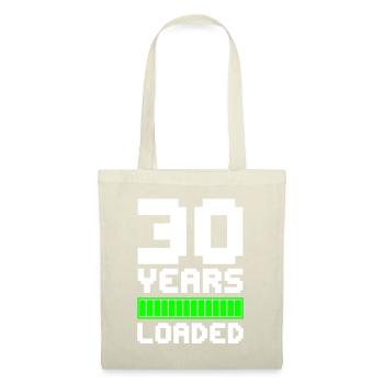 30 ANS CHARGÉ 30e anniversaire - Sac en tissu - nature - Devant