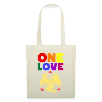 Un seul amour - Sac en tissu - nature - Devant