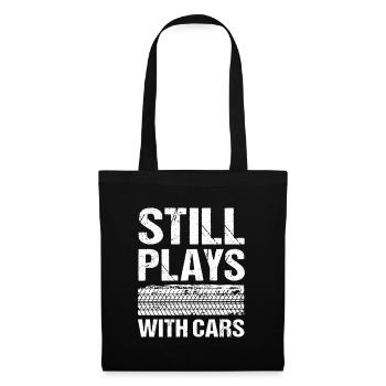 Still Plays With Cars Auto - Stoffbeutel - Schwarz - Vorne