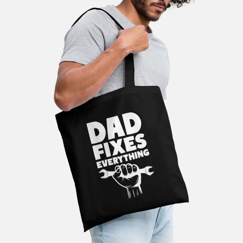 Dad Fixes Everything Fix Dad Daddy Tote Bag