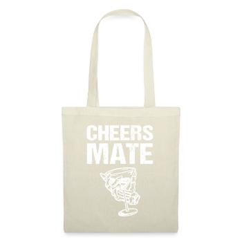 Cheers Mate - Stoffbeutel - Natur - Vorne