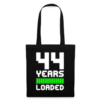 44 Years Loaded 44th Birthday - Tote Bag - black - Front