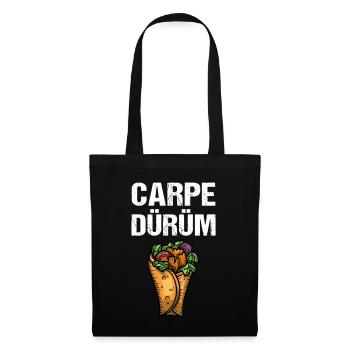 Carpe Dürüm Falafel - Stoffbeutel - Schwarz - Vorne