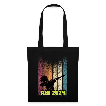 Abi 2024 | Abitur bestanden - Stoffbeutel - Schwarz - Vorne