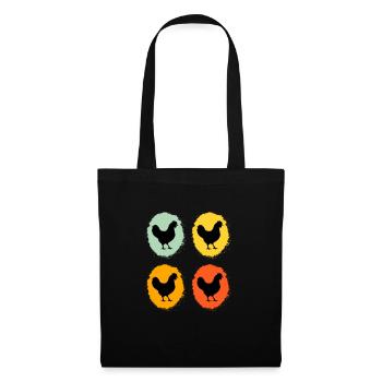 Chickens, Funny Chicken, Chicken Lover, Farm - Tote Bag - black - Front