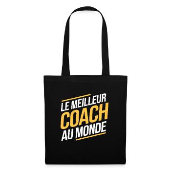 Le meilleur coach du monde - Sac en tissu - noir - Devant