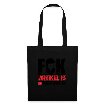 FCK Article 13 T-Shirt - Tote Bag - black - Front