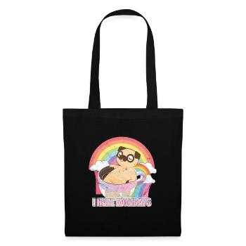 I Hate Mondays Coffee Dog T-Shirt - Tote Bag - black - Front