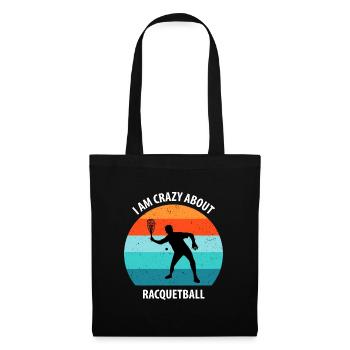 Racqueetball - Sac en tissu - noir - Devant