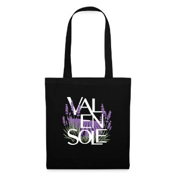 Valensole - Sac en tissu - noir - Devant