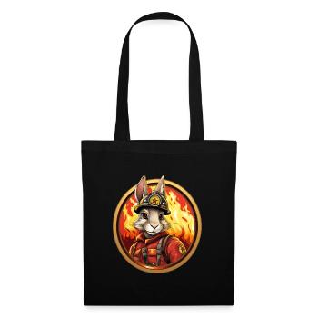 Rabbit Fire Brigade - Tote Bag - black - Front