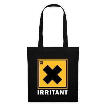 SIGNAL D'AVERTISSEMENT IRRITANT - Sac en tissu - noir - Devant