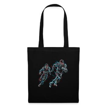 Football Football américain - Sac en tissu - noir - Devant