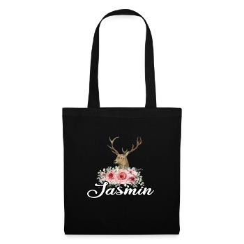 Jasmin Women Name Gift - Tote Bag - black - Front