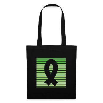 Cancer Graphic Cancer Defeated Cancer Survivor Leu - Stoffbeutel - Schwarz - Vorne