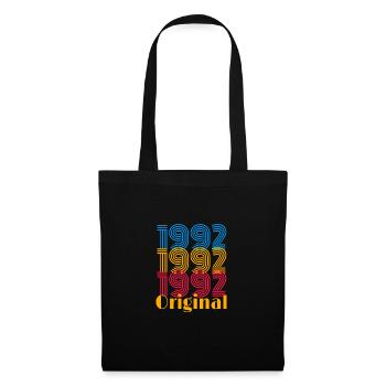 1992 Original / Cadeau d’anniversaire Original - Sac en tissu - noir - Devant
