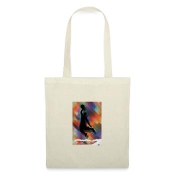Basketball - Basketballer | Cadeau - Sac en tissu - nature - Devant