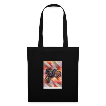 Motocross Biker Motorcycle dirt bike | Gift colorful - Tote Bag - black - Front