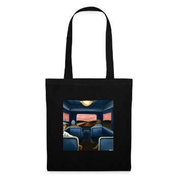 We all sit in the same train travelling. - Tote Bag - black - Front
