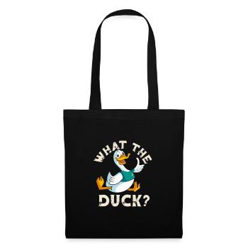 C'est quoi le canard - Sac en tissu - noir - Devant