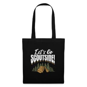 Let's go scoutside - Tote Bag - black - Front
