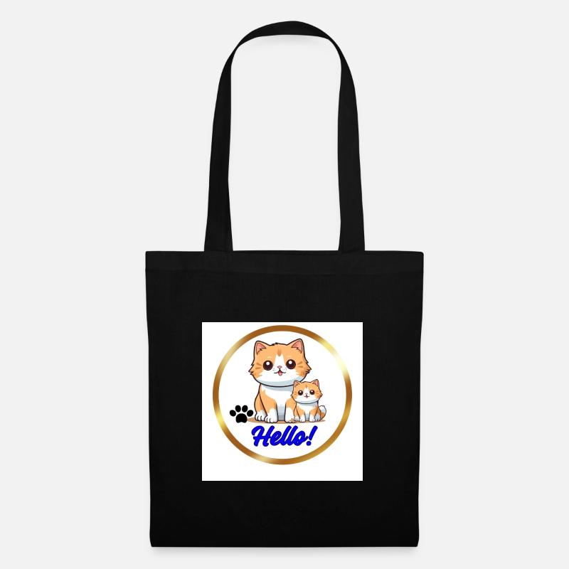 Hello - Tote Bag - black