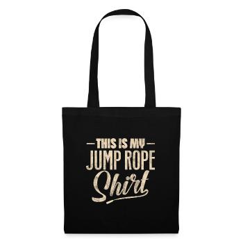 This Is My Jump Rope - Fitness Fan Jump Rope - Sac en tissu - noir - Devant