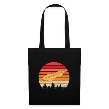 Retro dulcimer - Tote Bag - black - Front