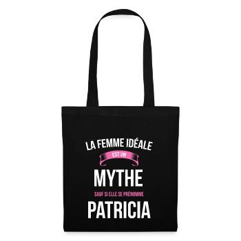 Patricia idéale mythe cadeau noël - Sac en tissu - noir - Devant