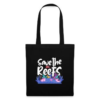 Save The Reefs Marine Protection Scuba Diving - Tote Bag - black - Front