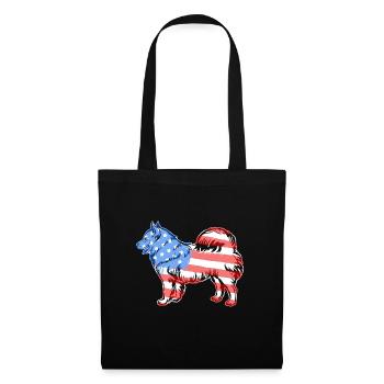 Samoyed Samoyed Flag - Tote Bag - black - Front