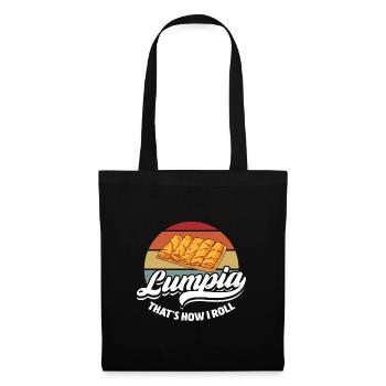 lumpia thats how I roll Design for a lumpia lover - Tote Bag - black - Front