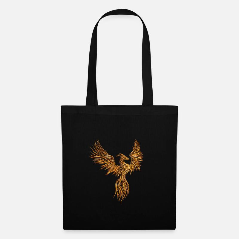 Phoenix from fire - Tote Bag - black