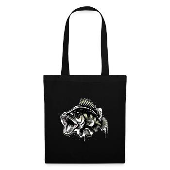 zander, fishing, predatory fish, fish - Tote Bag - black - Front