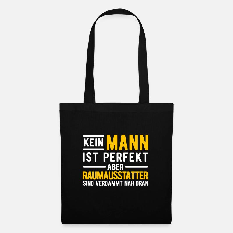 Raumausstatter Geschenk - Stoffbeutel - Schwarz