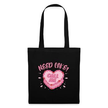 Need Cakes Appelez-moi Chef pâtissier Cake Baking Baker - Sac en tissu - noir - Devant