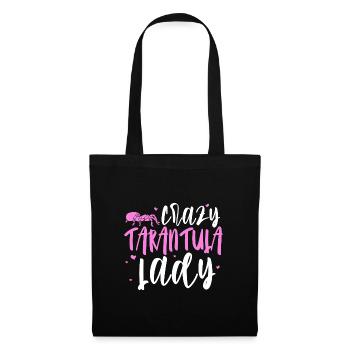Tarantula Girl - Spider Arachnid Lover Tarantula - Tote Bag - black - Front