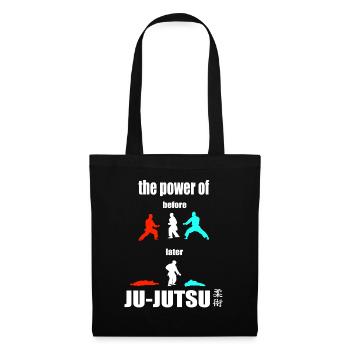 The Power of Ju-Jutsu - Selbstverteidigungs Shirt - Stoffbeutel - Schwarz - Vorne