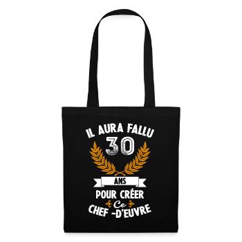 IL AURA FALLU 30 ANS POUR CREER CE CHEF-D'EUVRE - Sac en tissu - noir - Devant