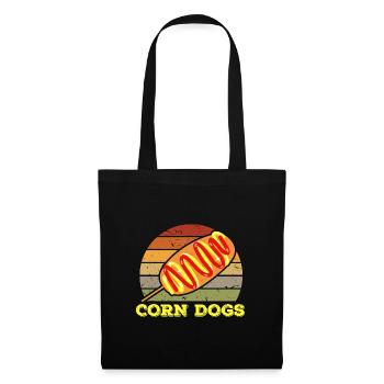 Cool corn dog - Tote Bag - black - Front
