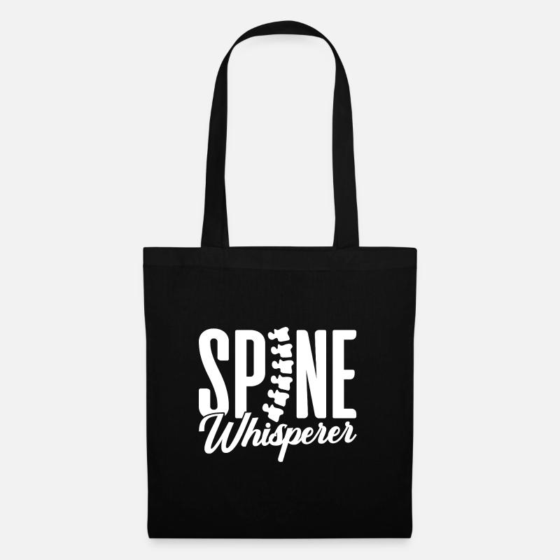 spine whisperer Design for a patient - Tote Bag - black