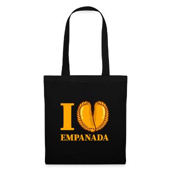 I Love Empanada South American Hispanic Food - Tote Bag - black - Front