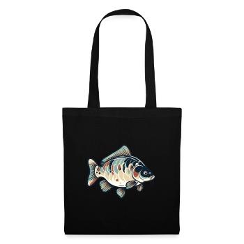 Carp, Fishing, Fish - Tote Bag - black - Front