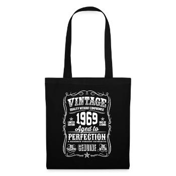 1969 Vintage 49th Birthday gift 49 years old - Tote Bag - black - Front