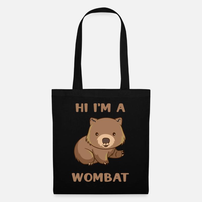 I Am A Wombat - Tote Bag - black